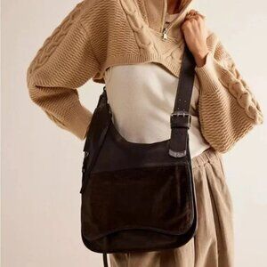 Free People We The Free Roots Revival Sling In Onyx NWOT